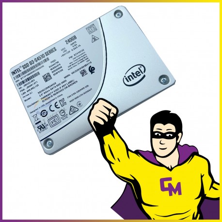 SSD 240Go 2.5" Intel D3-S4510 Series SSDSC2KB240G8 SATA III 6Gb/s