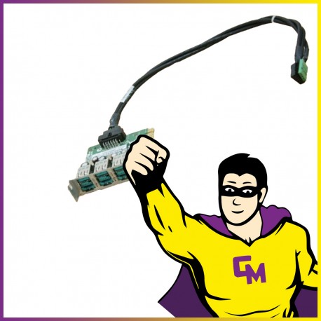 Carte HP 640269-001 3 Port Alimenté USB PCIe Low Profile