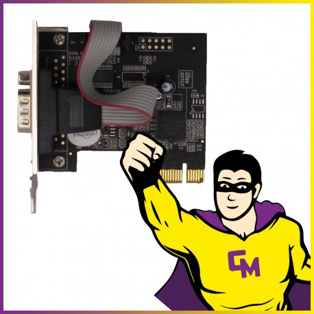 Carte Série DeLOCK PI40952-3X2B 1x Port Série DB-9 PCIe Low Profile