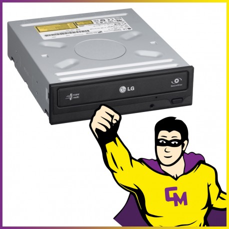 Lecteur Graveur interne CD DVD LG GH22NS50 CD 48x / DVD 22x SATA 5.25"