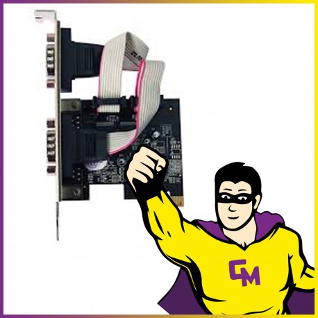 Carte DeLOCK IE-X06-5120 Port Série PCIe High Profile