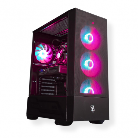 PC Gamer Basic - Intel i5-8500 jusqu'à 4.1 GHz • RTX 3050 8 Go • 16 Go RAM DDR4 • SSD 1 To • Windows 11 Pro • RGB • WiFi