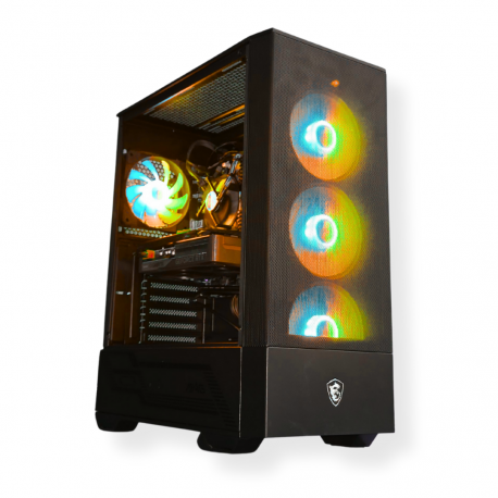 PC Gamer Basic - Intel i7-8700 jusqu'à 4.6 GHz • RTX 3050 8 Go • 16 Go RAM DDR4 • SSD 1 To • Windows 11 Pro • RGB • WiFi