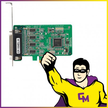 Carte Série MOXA CP-104EL-A Port Série DB-44 PCIe High Profile