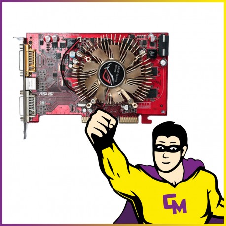 Carte Graphique ASUS AMD Radeon HD 2600 PRO 256Mo GDDR2 PCIe DVI S-Vidéo