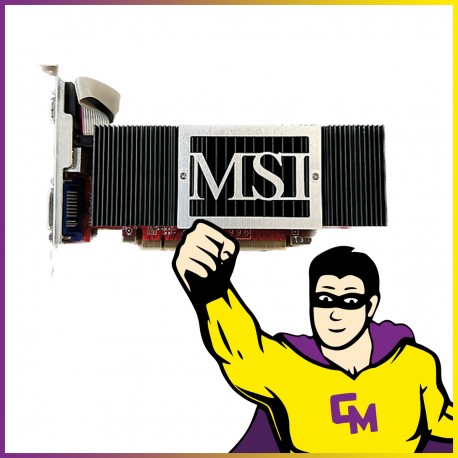 Carte Graphique MSI GeForce 8400 GS NX8400GS-TD512EH 512Mo GDDR2 DVI S-Vidéo VGA