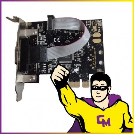 Carte InLine FG-EMT03C-1-UC04 1x Port Série PCIe Low Profile