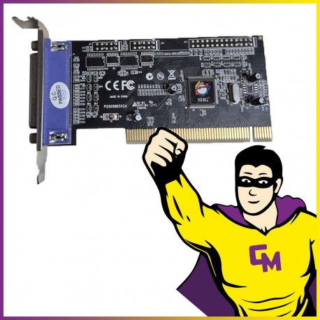 Carte Série SIIG BA41424X JJ-P0411-S1 Port Parallèle DB-25 PCI Low Profile