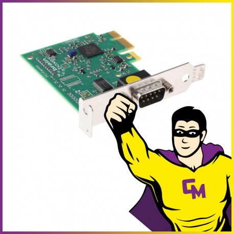 Carte BrainBoxes PX-235 Port Série PCIe Low Profile