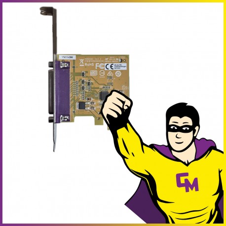 Carte Série HP PAR6408AL 797601-001 Parallèle DB-25 PCIe High Profile