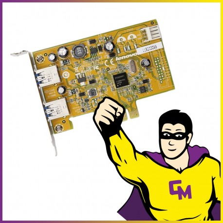 Carte Lenovo 03T7031 USB 3.0 PCIe Low Profile