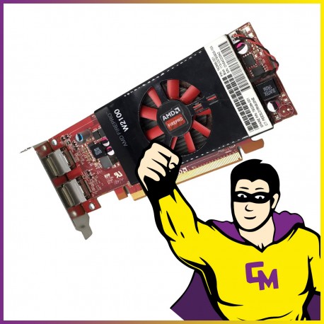 Carte Graphique AMD FirePro W2100 762896-002 2Go DDR3 PCIe DP Low Profile
