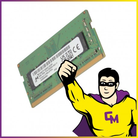8Go RAM DDR4 Micron MTA8ATF1G64HZ-3G2R1 SODIMM 3200 Mhz Mémoire PC Portable