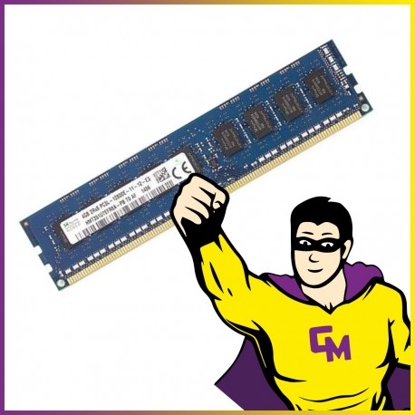 4Go RAM DDR3L SK Hynix HMT351U7EFR8A-PB DIMM 1600 Mhz Mémoire Serveur ECC