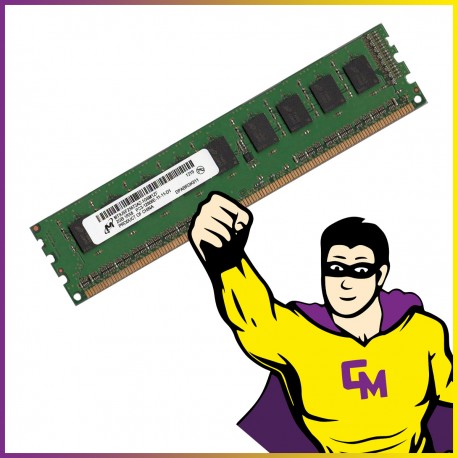 2Go RAM DDR3 Micron MT9JSF25672AZ-1G6M1ZG DIMM 1600 Mhz Mémoire Serveur ECC