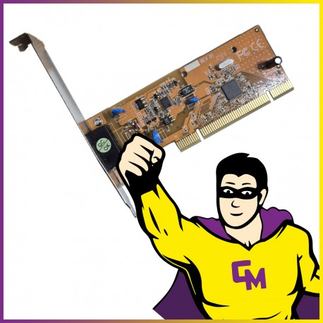 Carte Modem Interne PeaBird PEAB-V92-PCI PCI RJ11 High Profile
