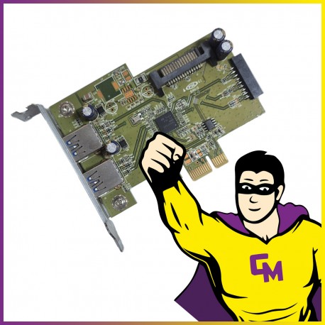 Carte HP 661320-001 661213-001 USB 3.0 Alimentation SATA PCIe Low Profile