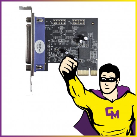 Carte Série StarTech PEX1P IE-X06-6110 Parallèle DB-25 PCIe Low Profile