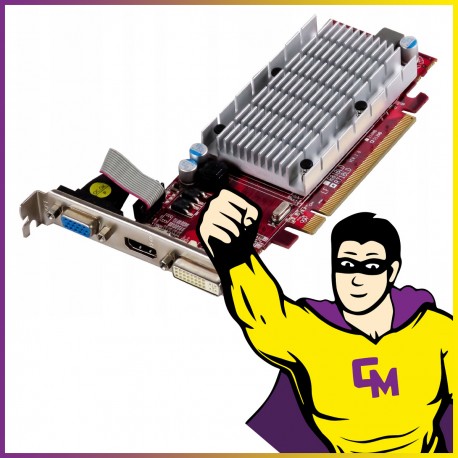 Carte Graphique PowerColor Radeon HD4350 512Mo DDR2 VGA HDMI DVI High Profile