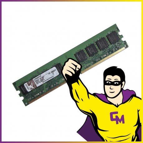 1Go RAM DDR2 Kingston KTD-DM8400/1G DIMM 400 Mhz Mémoire PC