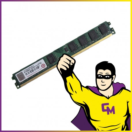 2Go RAM DDR2 Transcend 674062-2234 DIMM 667 Mhz Mémoire PC