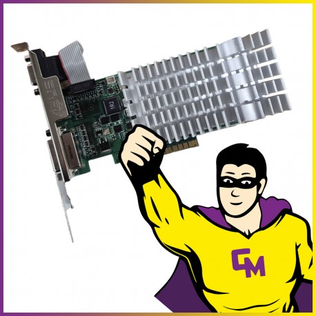 Carte Graphique ASUS Nvidia GeForce GT 720 2Go DDR3 PCIe VGA HDMI DVI