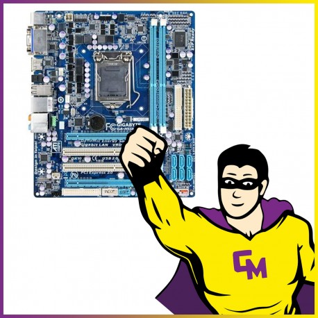 Carte Mère GIGABYTE GA-H55M-D2H LGA1156 Format Micro ATX RAM DDR3 VGA HMDI DVI