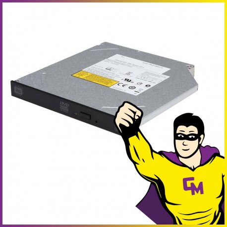 Lecteur Graveur SLIM HP DS-8ABSH 460510-800 SATA CD 24x DVD 8x