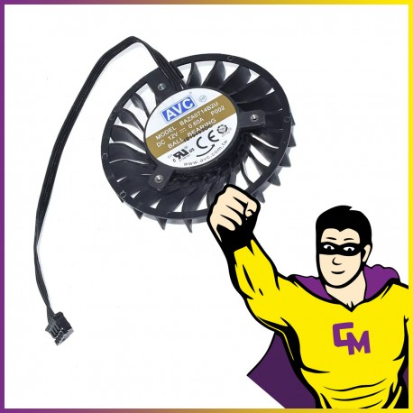 Ventilateurs Carte Graphique AVC BAZA0714B2U 4-Pin PWM 12V 7.2W