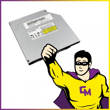 Lecteur Graveur ULTRA SLIM HP DU-8AESH 762432-800 SATA CD 24x DVD 8x