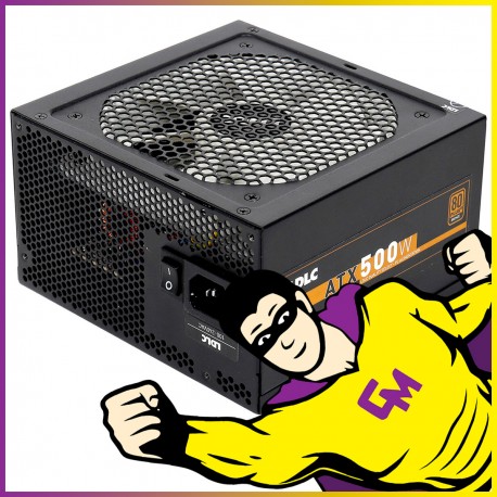 Alimentation LDLC BG-500 Active PFC F3 LDLC‑BG‑500 500W 80 Bronze Plus ATX