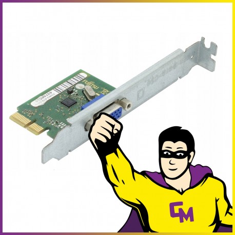 Carte D'extension Fujitsu VGA D3463-A10 GS1 VGA Format PCIe High Profile
