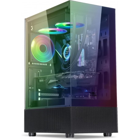 Boitier PC Gaming Spirit Of Gamer Spectra Dark ATX mATX ARGB Noir NEUF
