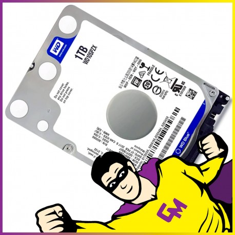 Disque Dur 1To 2.5" Western Digital WD10SPZX SATA III 6 Gbps HDD 5400tr/min