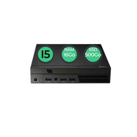 Mini PC I5-8500T 16Go 500Go SSD W11 Pro Wifi OpenOffice