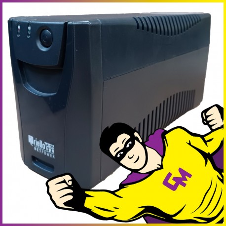 Onduleur Riello NetPower NPW600 600 VA 360W IEC C13 Batterie VRLA AGM 12V
