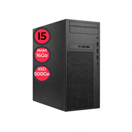 PC Tour I7-8700 16Go 500Go SSD W11 Pro Wifi Open Office