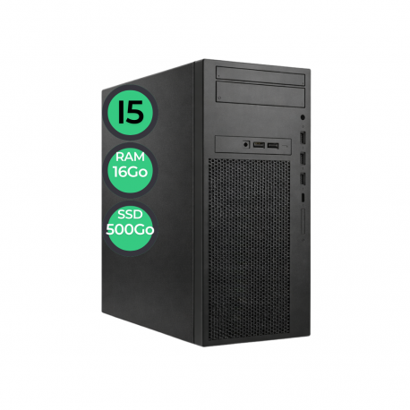 PC Tour I5-8500 16Go 500Go SSD W11 Pro Wifi Open Office