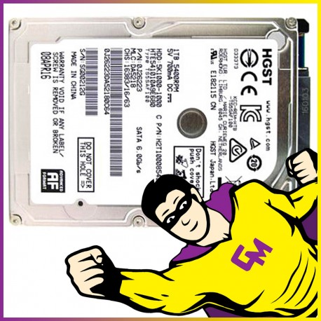 Disque Dur 1To 2.5" HGST 5K1000-1000 0J37013 SATA III 6 Gb/s HDD 5400tr/min