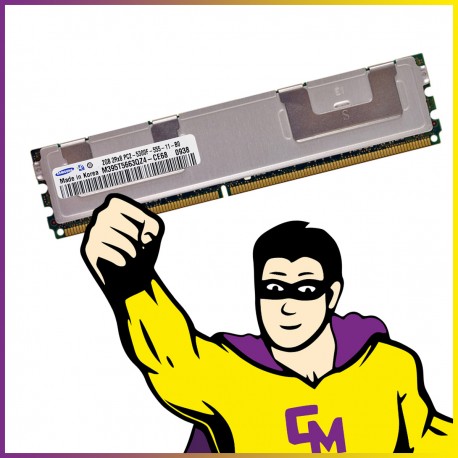 2Go RAM DDR2 PC2-5300F Samsung M395T5663QZ4 FB-DIMM ECC Serveur