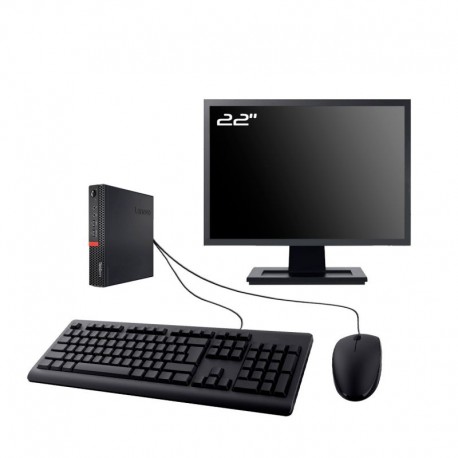 PC Lenovo M710q Tiny Intel G4400T RAM 8Go SSD 480Go W11 Wifi