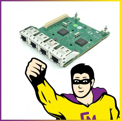 Carte Réseau DELL Poweredge R620 0FM487-45435-3BB 4x RJ45