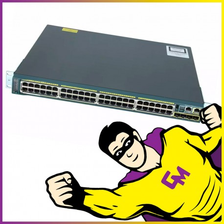 Switch 48 Ports Cisco Catalyst 2960-S WS-C2960S-48TS-L Gigabit Ethernet Fibre SFP