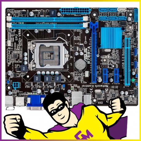 Carte Mère ASUS B75M-A LGA1155 Format Micro ATX RAM DDR3 VGA DVI