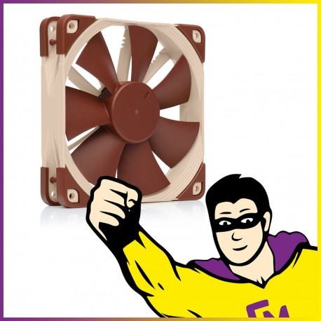 Ventilateur PC Haut de gamme Noctua NF-F12 PWM 120mm 4-Pin Neuf