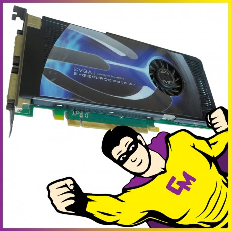 Carte Graphique EVGA Nvidia E-GEFORCE 8800 GT 512Mo PCIe DVI TV-OUT High Profile