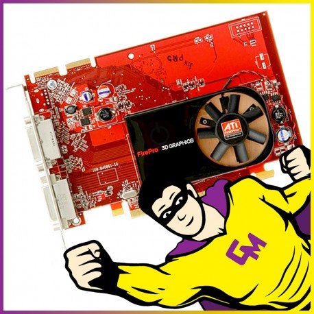 Carte Graphique AMD FirePro V3700 256Mo GDDR3 PCIe DVI High Profil