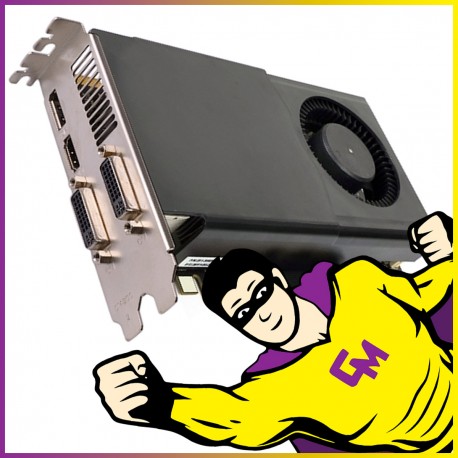 Carte Graphique Nvidia GTX 550 Ti 1Go GDDR5 PCIe DVI HDMI DP High Profile