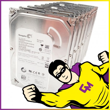 Lot x10 Disque Dur 500Go 3.5" Seagate Barracuda ST500DM002 SATA III 6 Gb/s HDD