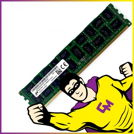 16Go RAM DDR3 PC3-14900R MT36JSF2G72PZ-1G9N1KG DIMM Mémoire Serveur ECC REG MonsieurCyberman